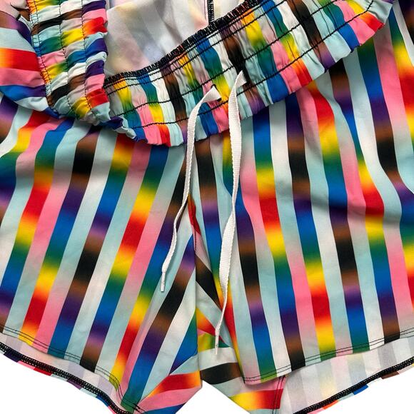Under Armour Flex Woven Athletic 5 inch Pride Shorts Rainbow Size 3X - Picture 11 of 12